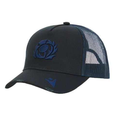 2023-2024 Scotland Rugby Mesh Trucker Cap (Black)