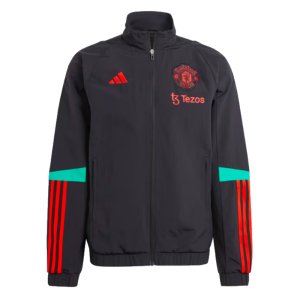 2023-2024 Man Utd Presentation Jacket (Black)