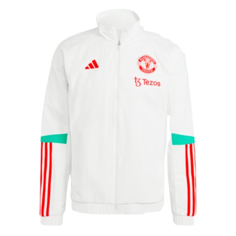 2023-2024 Man Utd Presentation Jacket (White)