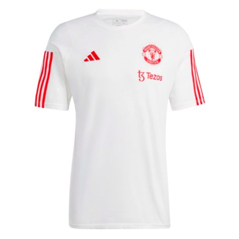 2023-2024 Man Utd Training Tee (White)