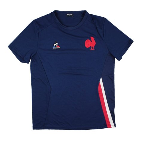 2023-2024 France Rugby Presentation Tee (Blue)