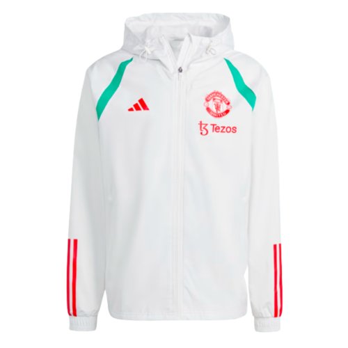 2023-2024 Man Utd Allweather Jacket (White)