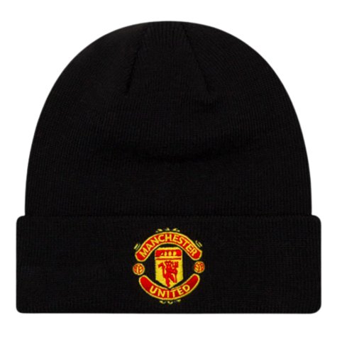 Man Utd Core Cuff Beanie (Black)