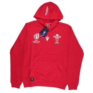 Wales RWC 2023 WRU Rugby Hooded Sweatshirt (Red)