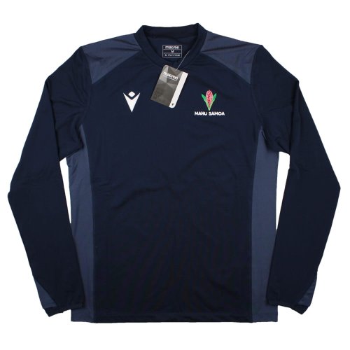 2023-2024 Samoa Warm Up Round Neck Top (Navy)