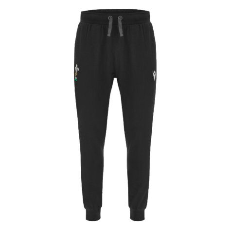 2023-2024 Wales Rugby Travel Brushed Cotton Pants (Black)