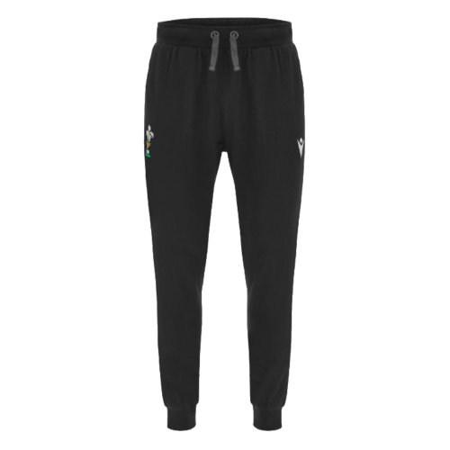 2023-2024 Wales Rugby Travel Brushed Cotton Pants (Black)