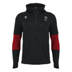 2023-2024 Wales Rugby WRU Athleisure Hoody (Black)