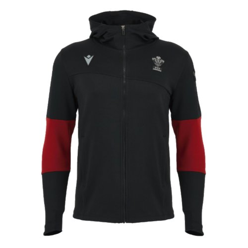 2023-2024 Wales Rugby WRU Athleisure Hoody (Black)