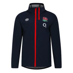 2023-2024 England Rugby Rain Jacket (Navy Blazer)