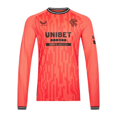 2023-2024 Rangers Away LS Goalkeeper Shirt (Hot Coral)