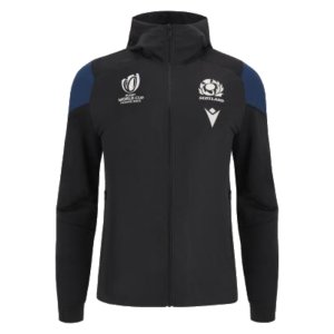 Scotland RWC 2023 Travel Rugby Full Zip Hoody (Black)