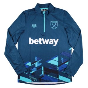 2023-2024 West Ham Warm Up Mid Layer (Navy)