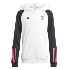 2023-2024 Juventus Hoody (White) - Kids