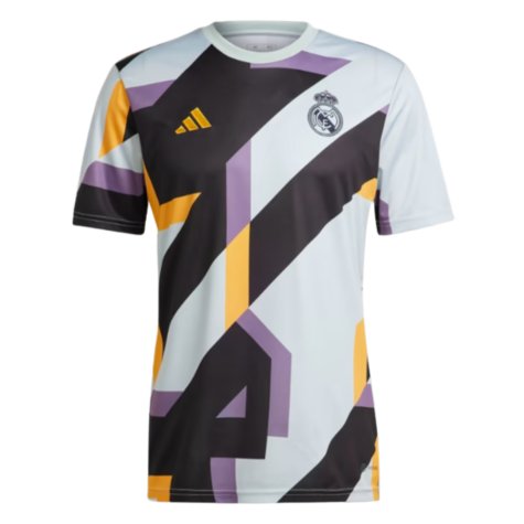 2023-2024 Real Madrid Pre-Match Shirt (Silver)