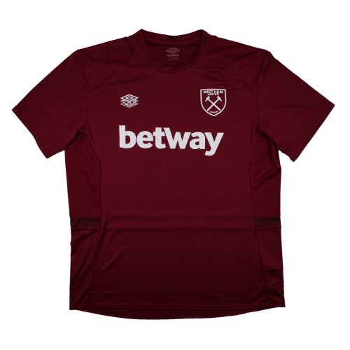 2023-2024 West Ham Training Jersey (Claret)