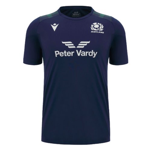 2023-2024 Scotland Rugby Training Gym Tee (Navy) - Kids