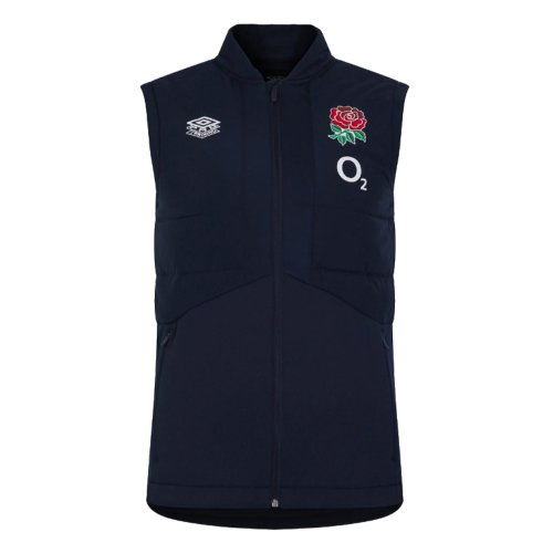 2023-2024 England Rugby Gilet (Navy Blazer)