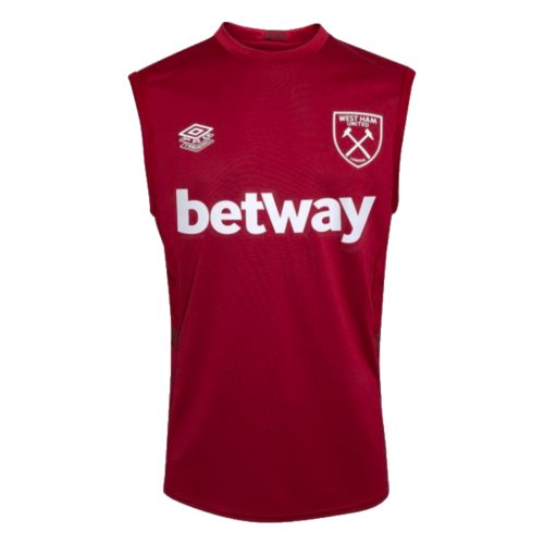 2023-2024 West Ham Sleeveless Tee (Claret)