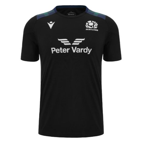 2023-2024 Scotland Rugby Training Gym Tee (Black)