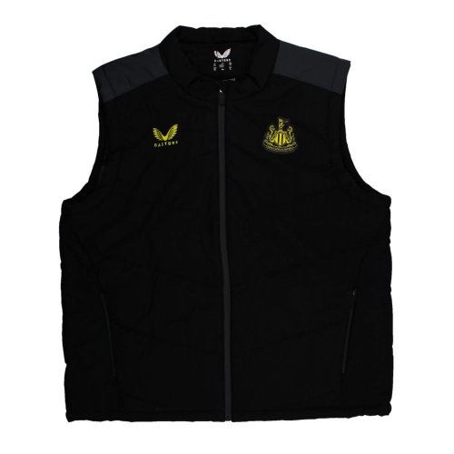 2023-2024 Newcastle Coaches Bench Gilet (Black)