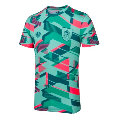 2023-2024 Burnley Warm Up Jersey (Aqua Haze)