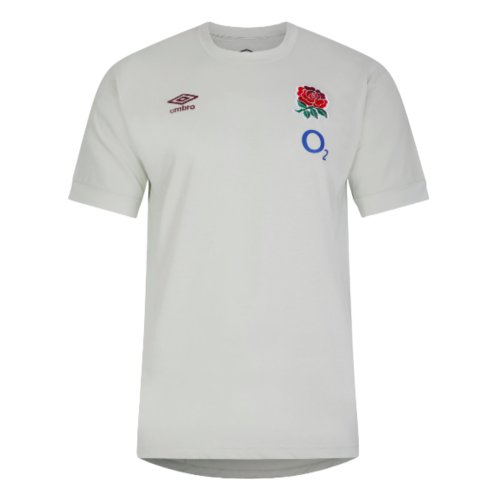 2023-2024 England Rugby Leisure Tee (Foggy Dew)