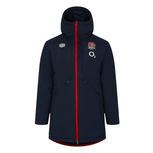 2023-2024 England Rugby Padded Jacket (Navy Blazer)