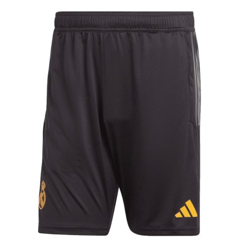 2023-2024 Real Madrid EU Training Shorts (Black)