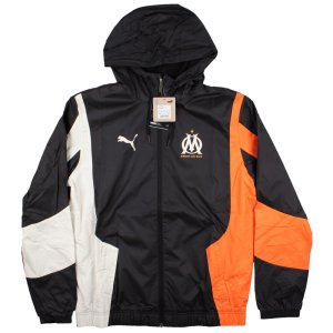 2023-2024 Marseille Pre-Match Anthem Jacket (Black)