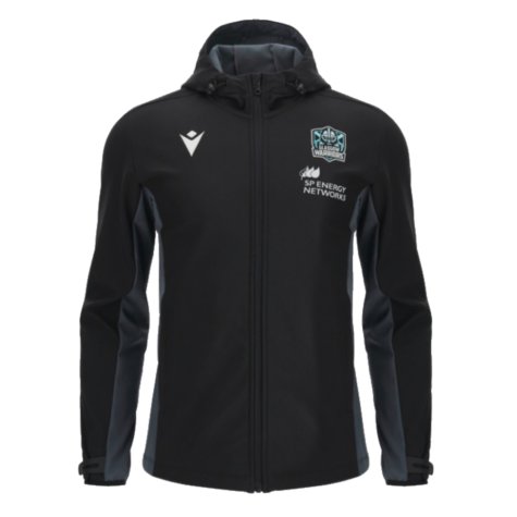 2023-2024 Glasgow Warriors Softshell Jacket (Black)