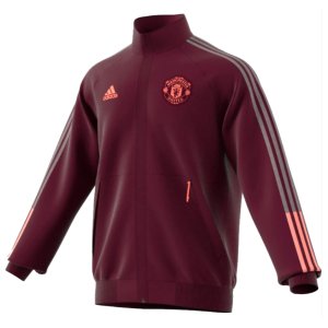 2023-2024 Man Utd EU Presentation Jacket (Burgundy)