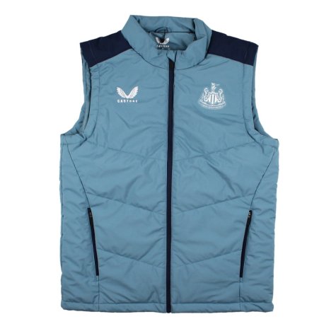 2023-2024 Newcastle Players Bench Gilet (Bluestone)