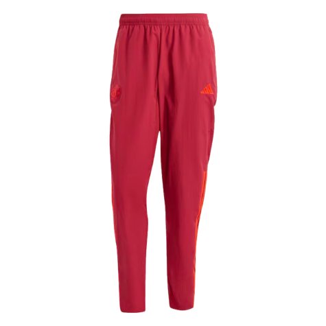 2023-2024 Man Utd EU Presentation Pants (Burgundy)