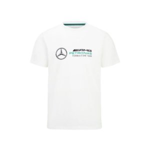 2022 Mercedes AMG Petronas Large Logo Tee (White)