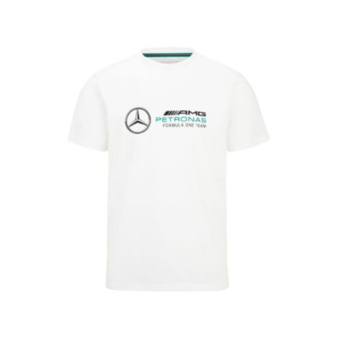 2022 Mercedes AMG Petronas Large Logo Tee (White)