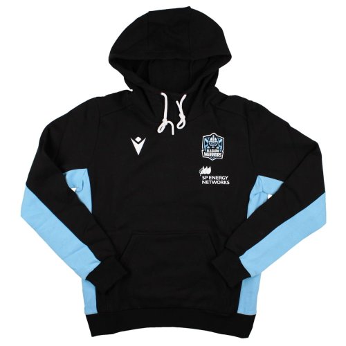 2023-2024 Glasgow Warriors Travel Rugby Hoodie (Black)