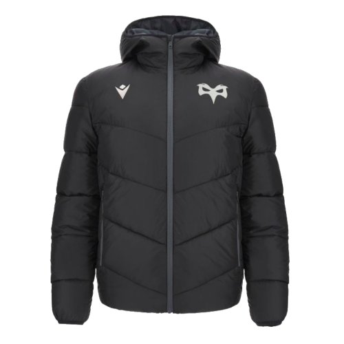 2023-2024 Ospreys Rugby Bomber Jacket (Black)