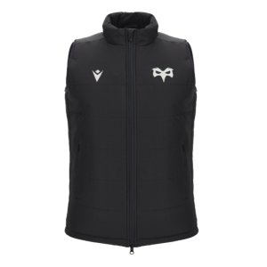 2023-2024 Ospreys Rugby Padded Gilet (Black)