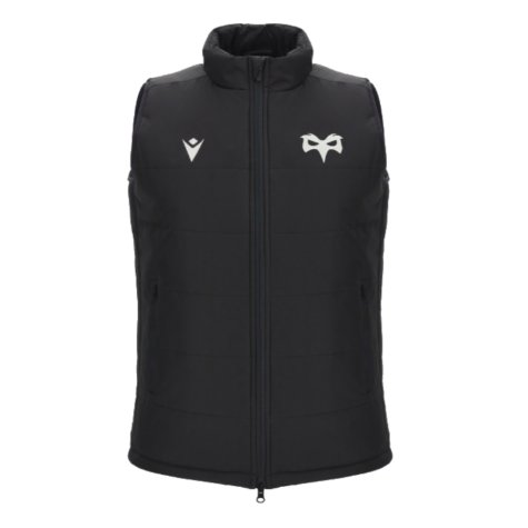 2023-2024 Ospreys Rugby Padded Gilet (Black)