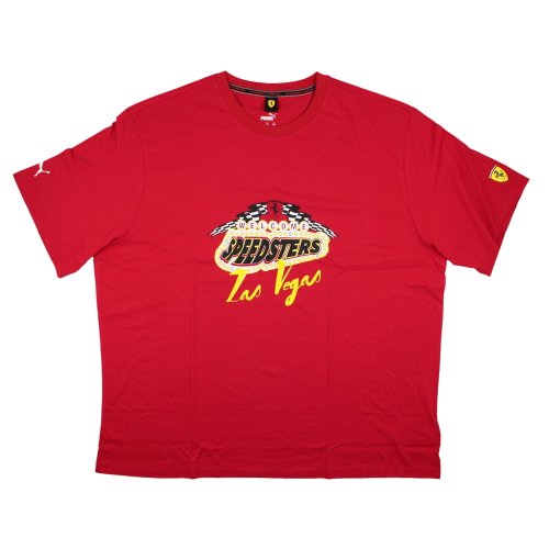 2023 Ferrari Race Garage Crew Las Vegas Tee (Red)