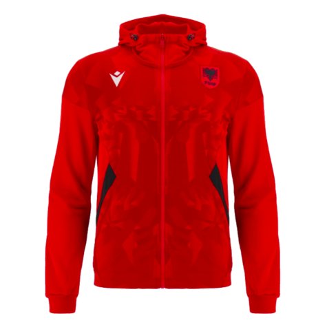 2023-2024 Albania Player Training Anthem Jacket (Red)