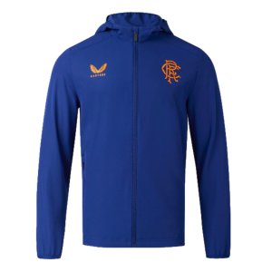 2023-2024 Rangers Coaches Hooded Travel Jacket (Blue)