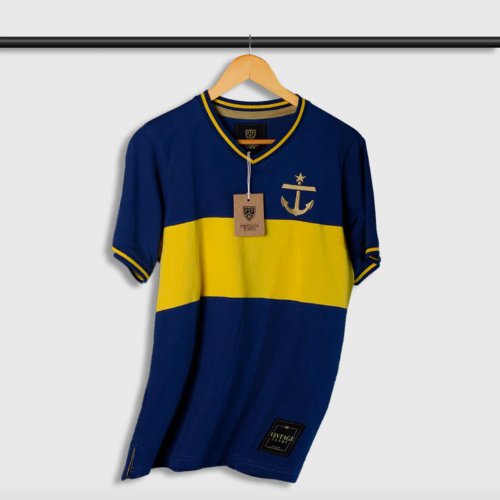 Boca El Ancla Home Retro Football Shirt