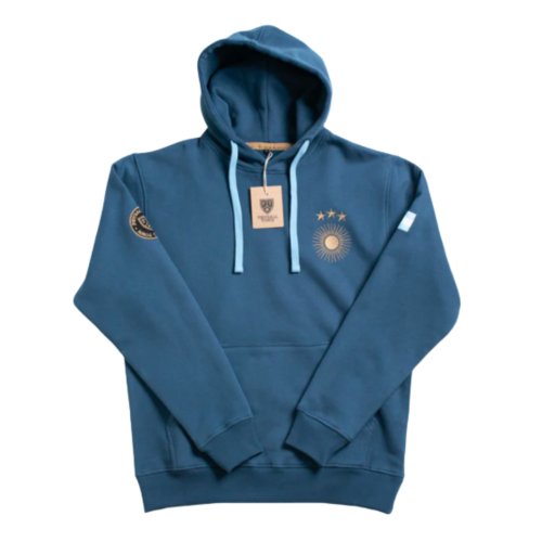 Argentina Retro Football Hoodie El Sol (Navy)