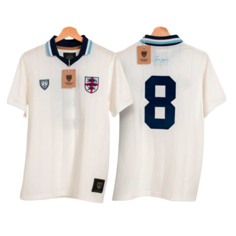 England Tribute Gazza Home Retro Football Shirt