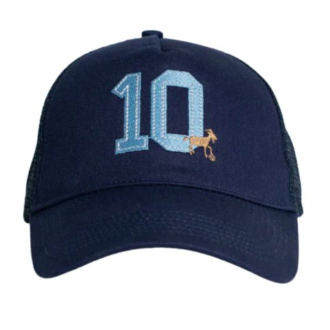 Argentina Messi GOAT 10 Trucker Blue