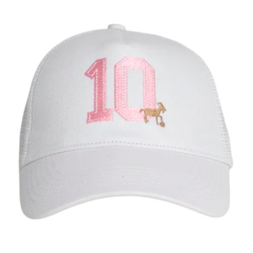 Miami Messi GOAT 10 Trucker White/Pink