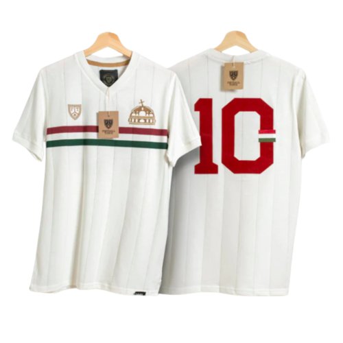 Hungary Away Tribute csi Puskas Retro Shirt