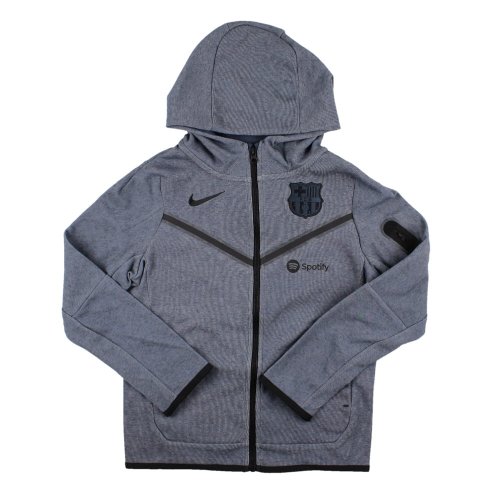 2023-2024 Barcelona Tech Fleece Full Zip (Thunder) - Kids